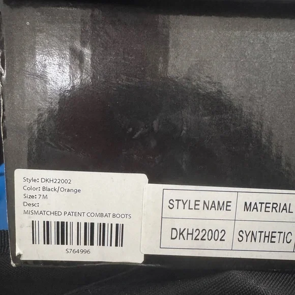 COLOR ME HAUNTED MISMATCHED BOOTS (damaged, photo shown) - Picture 9 of 11